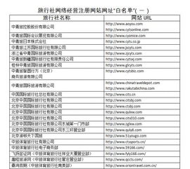 北京市旅游委 市网信办发布旅行社网站黑白名单